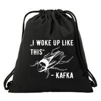 Franz Kafka I Woke Up Like This Vermin Transformation Drawstring Bag