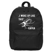 Franz Kafka I Woke Up Like This Vermin Transformation 16 in Basic Backpack