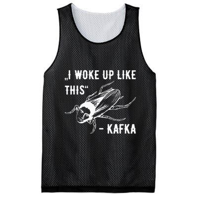 Franz Kafka I Woke Up Like This Vermin Transformation Mesh Reversible Basketball Jersey Tank