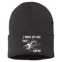 Franz Kafka I Woke Up Like This Vermin Transformation Sustainable Knit Beanie