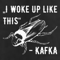 Franz Kafka I Woke Up Like This Vermin Transformation 25L Jumbo Tote