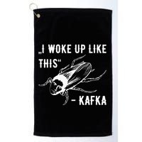 Franz Kafka I Woke Up Like This Vermin Transformation Golf Towel
