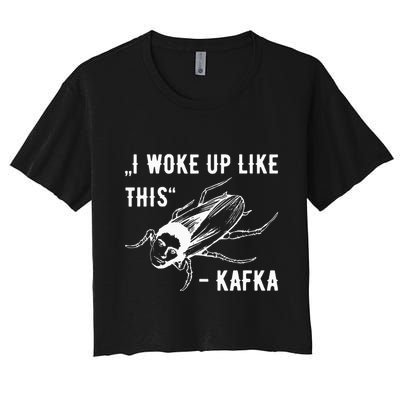 Franz Kafka I Woke Up Like This Vermin Transformation Crop Top