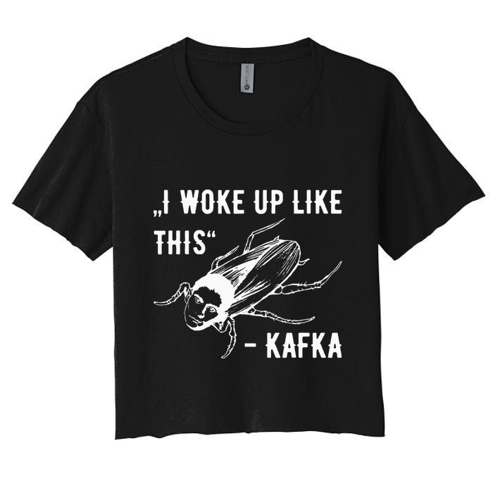 Franz Kafka I Woke Up Like This Vermin Transformation Crop Top