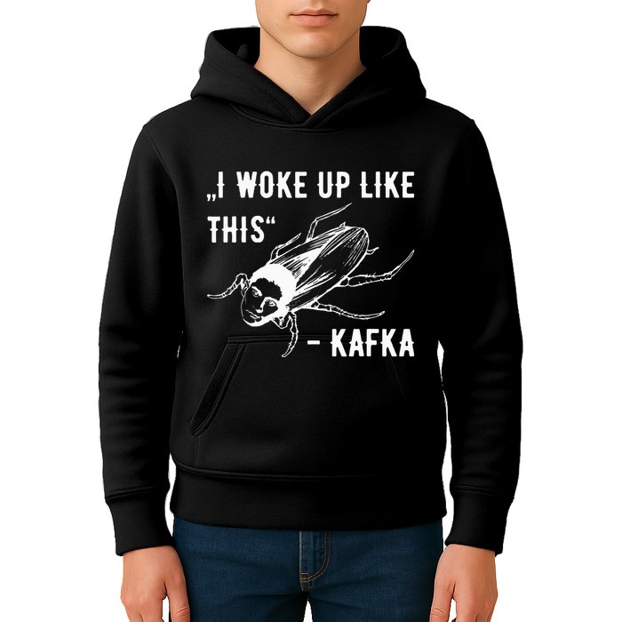 Franz Kafka I Woke Up Like This Vermin Transformation Kids Hoodie