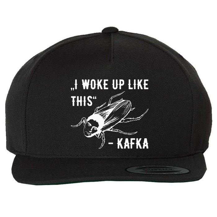 Franz Kafka I Woke Up Like This Vermin Transformation Wool Snapback Cap