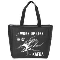 Franz Kafka I Woke Up Like This Vermin Transformation Zip Tote Bag