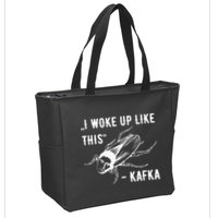 Franz Kafka I Woke Up Like This Vermin Transformation Zip Tote Bag