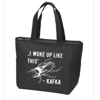 Franz Kafka I Woke Up Like This Vermin Transformation Zip Tote Bag