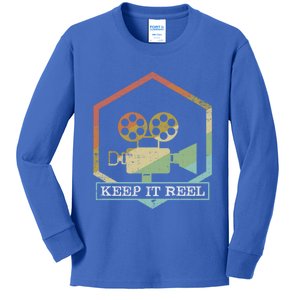 Funny Keep It Real Filmmakers Film Lovers Gift Design Gift Kids Long Sleeve Shirt