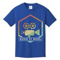 Funny Keep It Real Filmmakers Film Lovers Gift Design Gift Kids T-Shirt