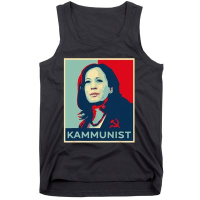 Funny Kammunist Kamala Harris 2024 Kamunism Communist Tank Top