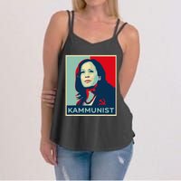 Funny Kammunist Kamala Harris 2024 Kamunism Communist Women's Strappy Tank