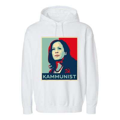 Funny Kammunist Kamala Harris 2024 Kamunism Communist Garment-Dyed Fleece Hoodie