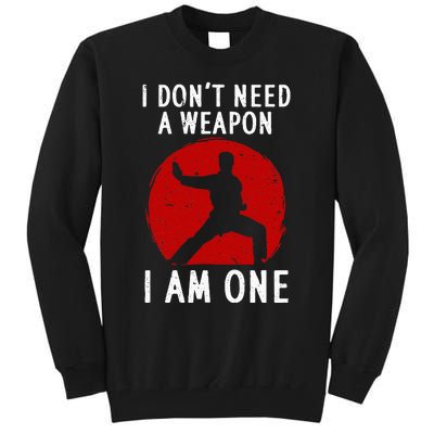 Funny Karate Karate Black Belt Martial Arts Tall Sweatshirt