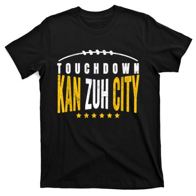 Fanatic KC Kansas City Touchdown KanzuhCity Red Kc TD Zone T-Shirt