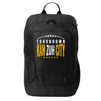 Fanatic KC Kansas City Touchdown KanzuhCity Red Kc TD Zone City Backpack