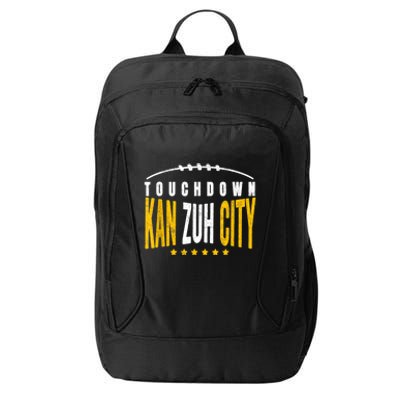 Fanatic KC Kansas City Touchdown KanzuhCity Red Kc TD Zone City Backpack