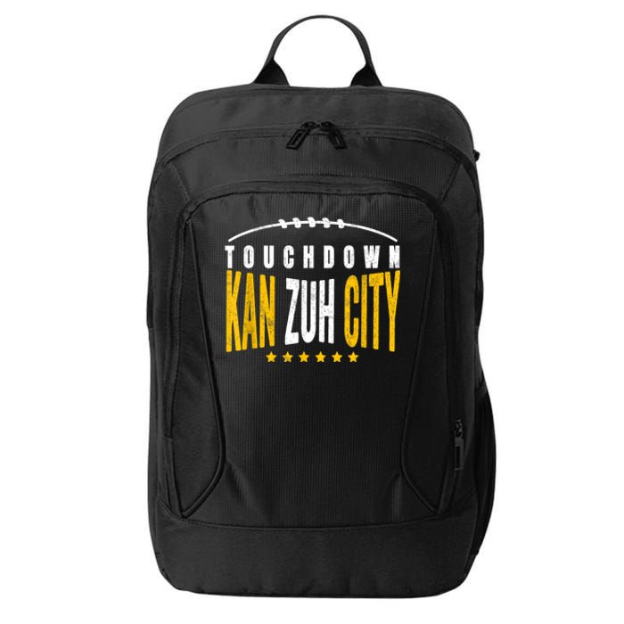 Fanatic KC Kansas City Touchdown KanzuhCity Red Kc TD Zone City Backpack