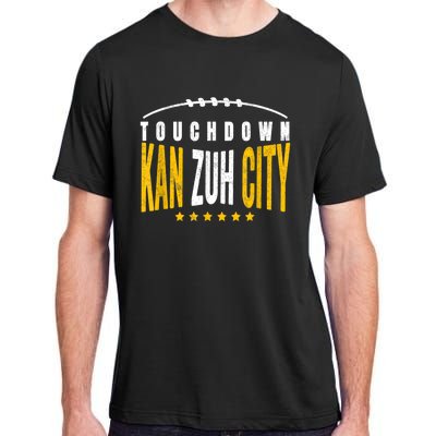 Fanatic KC Kansas City Touchdown KanzuhCity Red Kc TD Zone Adult ChromaSoft Performance T-Shirt