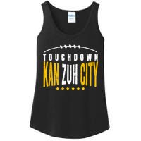 Fanatic KC Kansas City Touchdown KanzuhCity Red Kc TD Zone Ladies Essential Tank