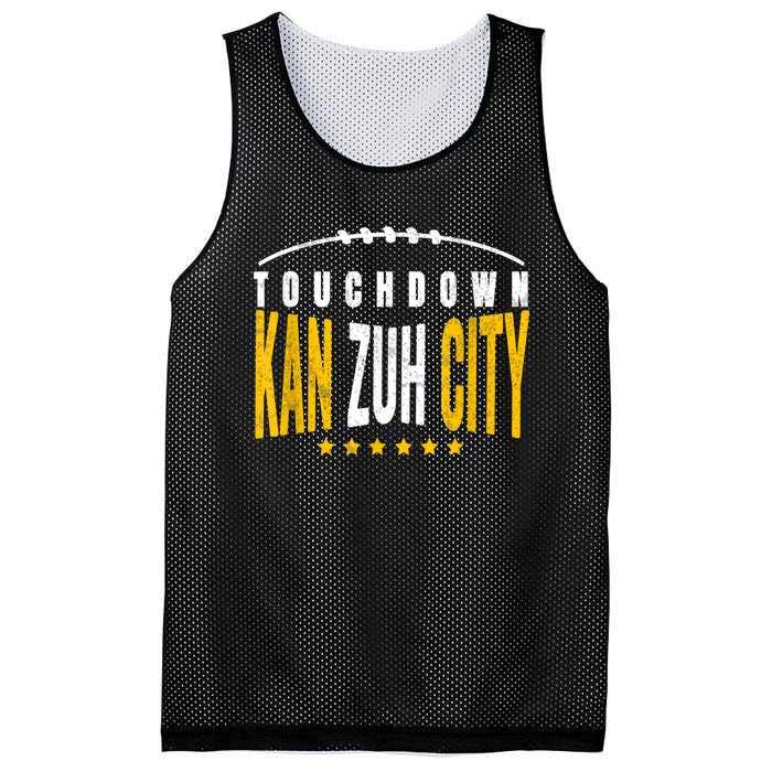 Fanatic KC Kansas City Touchdown KanzuhCity Red Kc TD Zone Mesh Reversible Basketball Jersey Tank