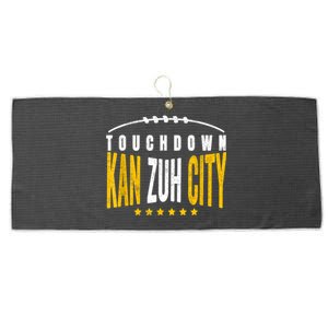 Fanatic KC Kansas City Touchdown KanzuhCity Red Kc TD Zone Large Microfiber Waffle Golf Towel