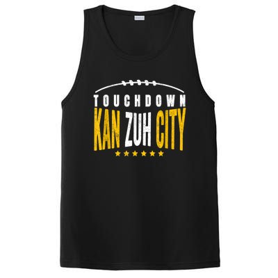 Fanatic KC Kansas City Touchdown KanzuhCity Red Kc TD Zone PosiCharge Competitor Tank