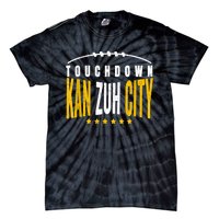 Fanatic KC Kansas City Touchdown KanzuhCity Red Kc TD Zone Tie-Dye T-Shirt