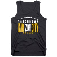 Fanatic KC Kansas City Touchdown KanzuhCity Red Kc TD Zone Tank Top