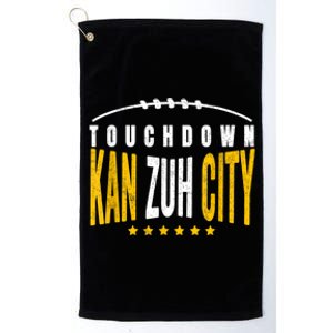 Fanatic KC Kansas City Touchdown KanzuhCity Red Kc TD Zone Platinum Collection Golf Towel