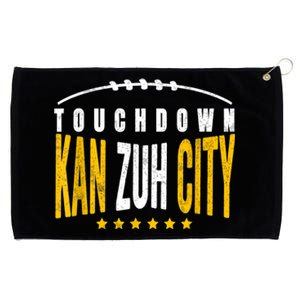 Fanatic KC Kansas City Touchdown KanzuhCity Red Kc TD Zone Grommeted Golf Towel