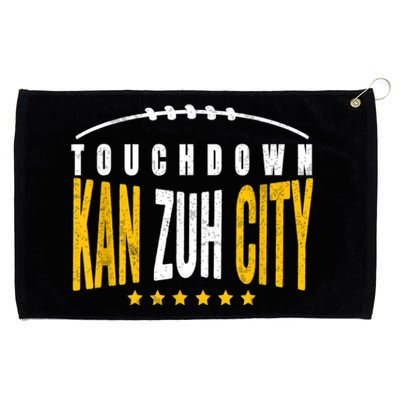 Fanatic KC Kansas City Touchdown KanzuhCity Red Kc TD Zone Grommeted Golf Towel