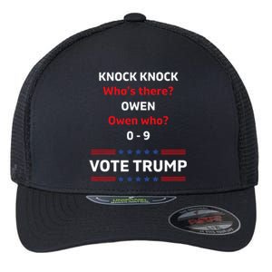 Funny Knock Knock Whos There Pro Trump 2024 Election Vote Tank Top Flexfit Unipanel Trucker Cap