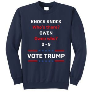 Funny Knock Knock Whos There Pro Trump 2024 Election Vote Tank Top Sweatshirt