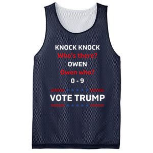 Funny Knock Knock Whos There Pro Trump 2024 Election Vote Tank Top Mesh Reversible Basketball Jersey Tank