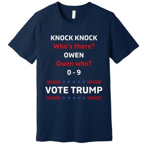 Funny Knock Knock Whos There Pro Trump 2024 Election Vote Tank Top Premium T-Shirt