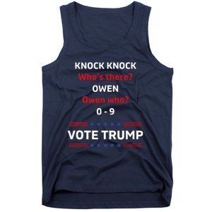 Funny Knock Knock Whos There Pro Trump 2024 Election Vote Tank Top Tank Top