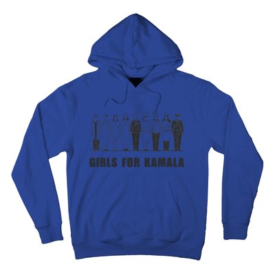 For Kamala Ladies Madam President Walz 2024 Cute Gift Hoodie