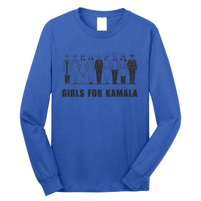 For Kamala Ladies Madam President Walz 2024 Cute Gift Long Sleeve Shirt