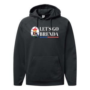 Funny Kamala Lets Go Brenda Laughin Harris Performance Fleece Hoodie