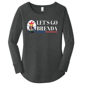 Funny Kamala Lets Go Brenda Laughin Harris Women's Perfect Tri Tunic Long Sleeve Shirt