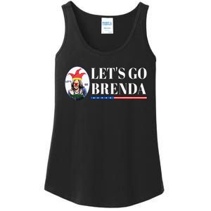 Funny Kamala Lets Go Brenda Laughin Harris Ladies Essential Tank