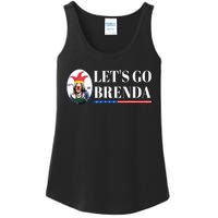 Funny Kamala Lets Go Brenda Laughin Harris Ladies Essential Tank