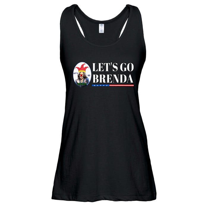 Funny Kamala Lets Go Brenda Laughin Harris Ladies Essential Flowy Tank