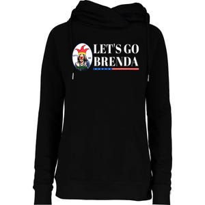 Funny Kamala Lets Go Brenda Laughin Harris Womens Funnel Neck Pullover Hood