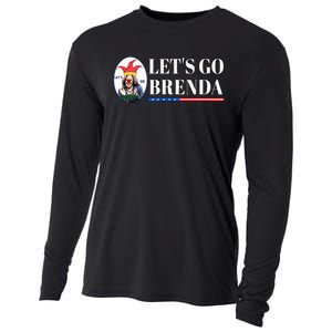 Funny Kamala Lets Go Brenda Laughin Harris Cooling Performance Long Sleeve Crew