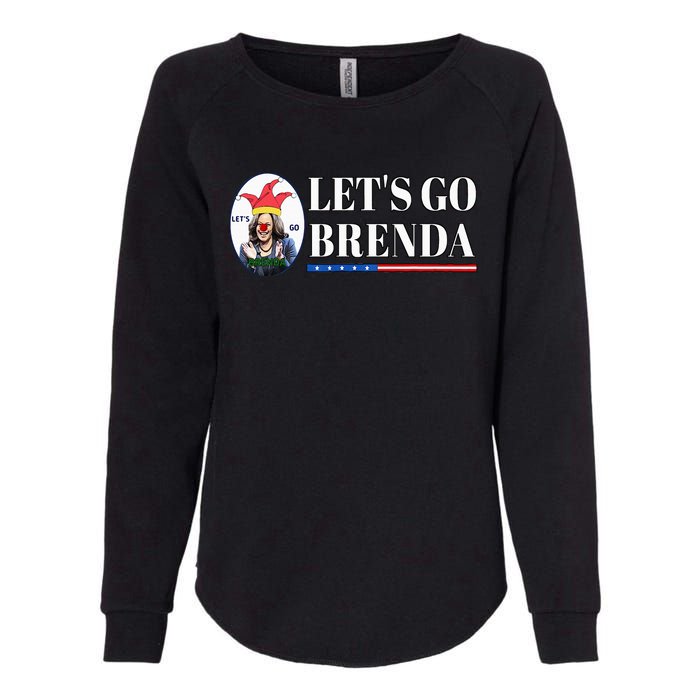 Funny Kamala Lets Go Brenda Laughin Harris Womens California Wash Sweatshirt