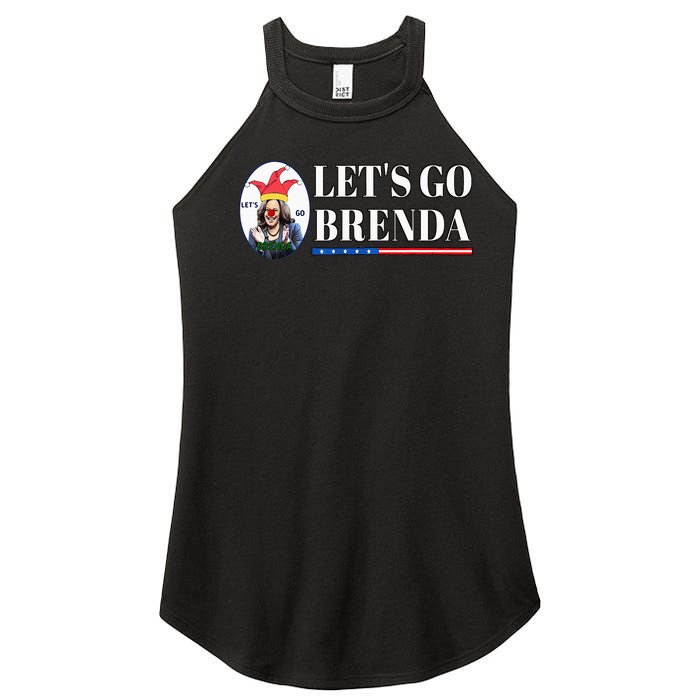 Funny Kamala Lets Go Brenda Laughin Harris Women's Perfect Tri Rocker Tank