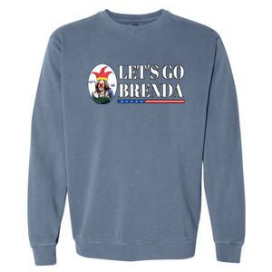 Funny Kamala Lets Go Brenda Laughin Harris Garment-Dyed Sweatshirt